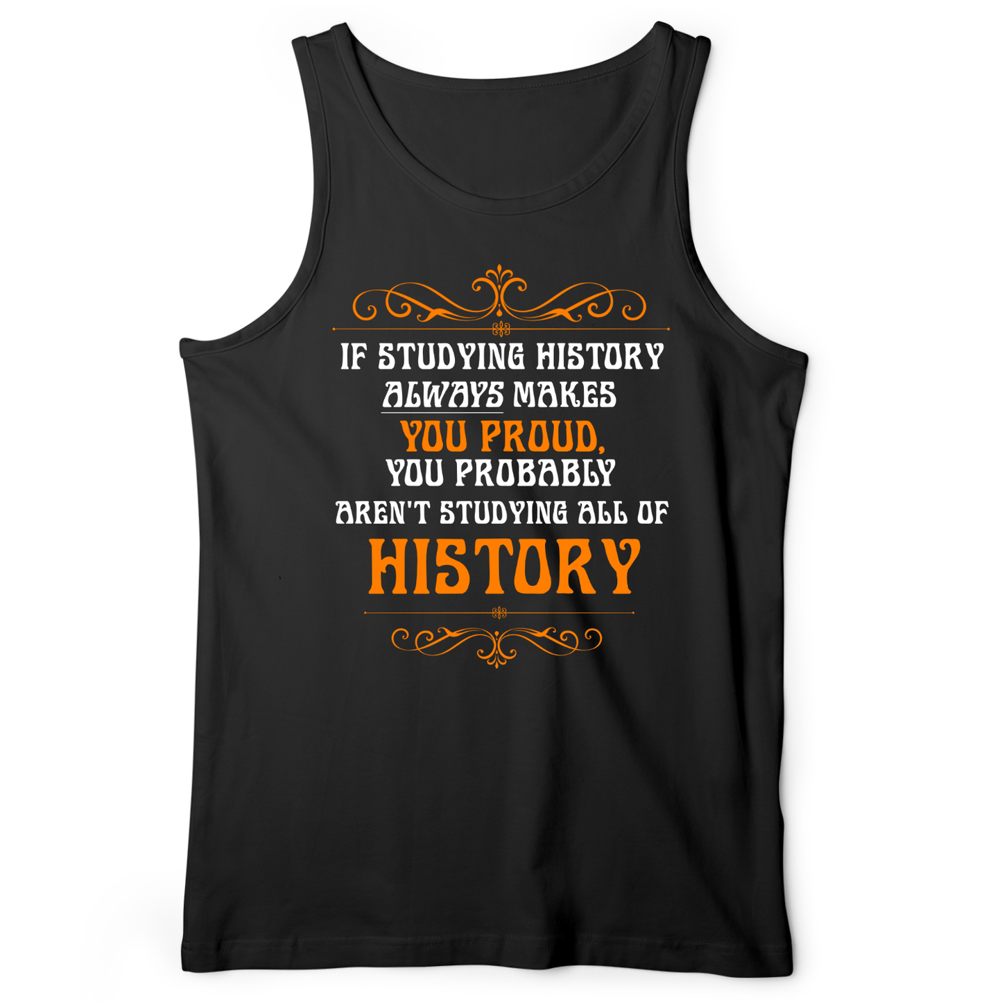 Studying History Tank Black / XS