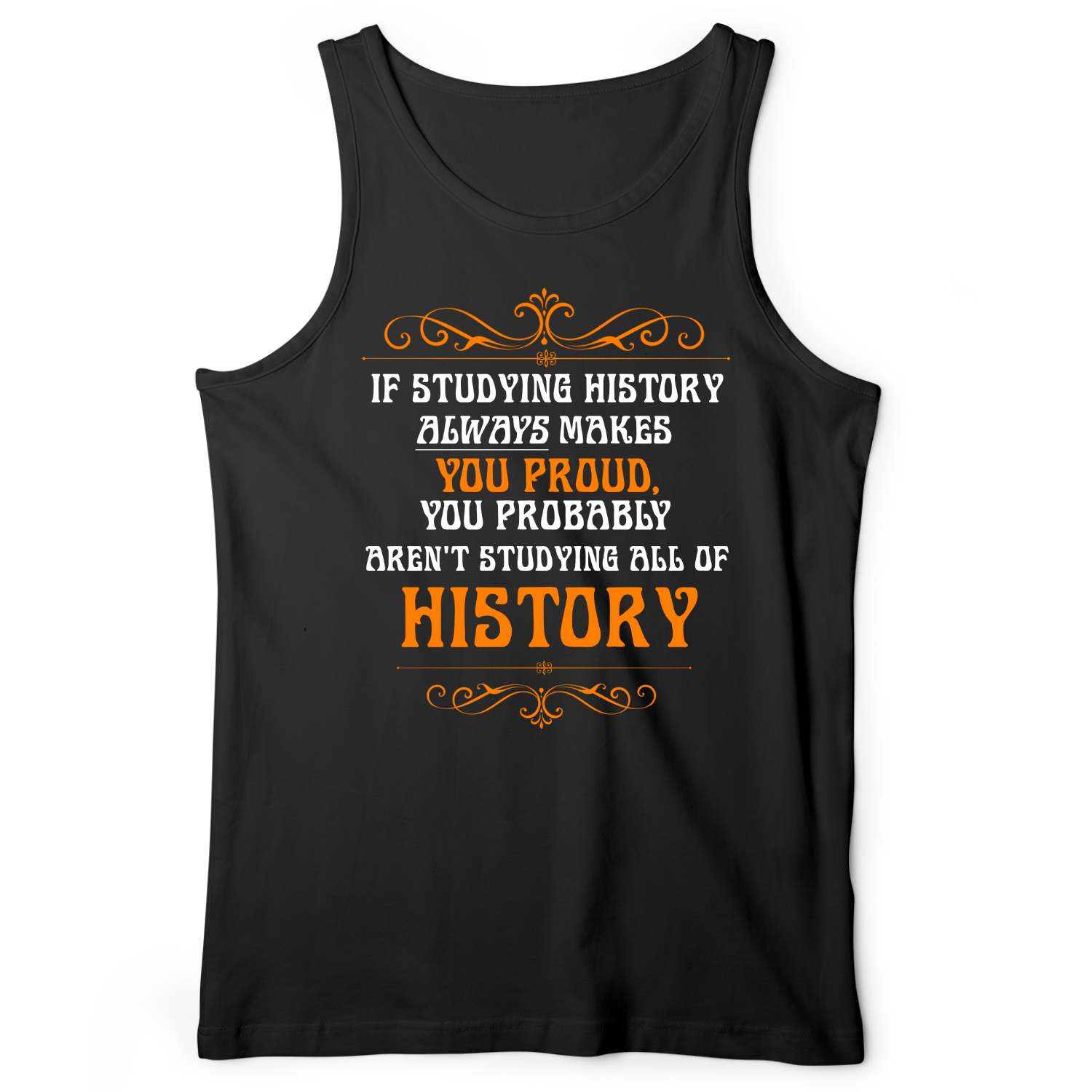 Studying History Tank Black / XS