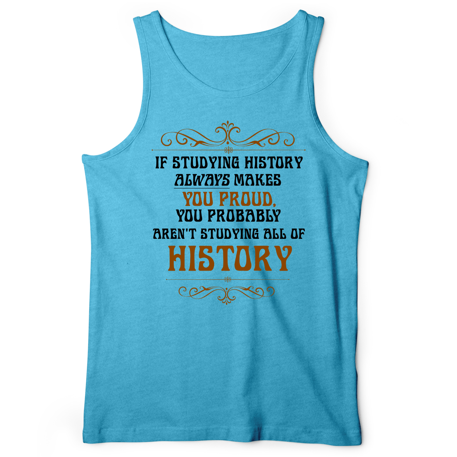 Studying History Tank Aqua TriBlend / XS