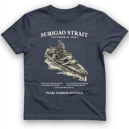 Surigao Straits T-Shirt Heather Navy / S