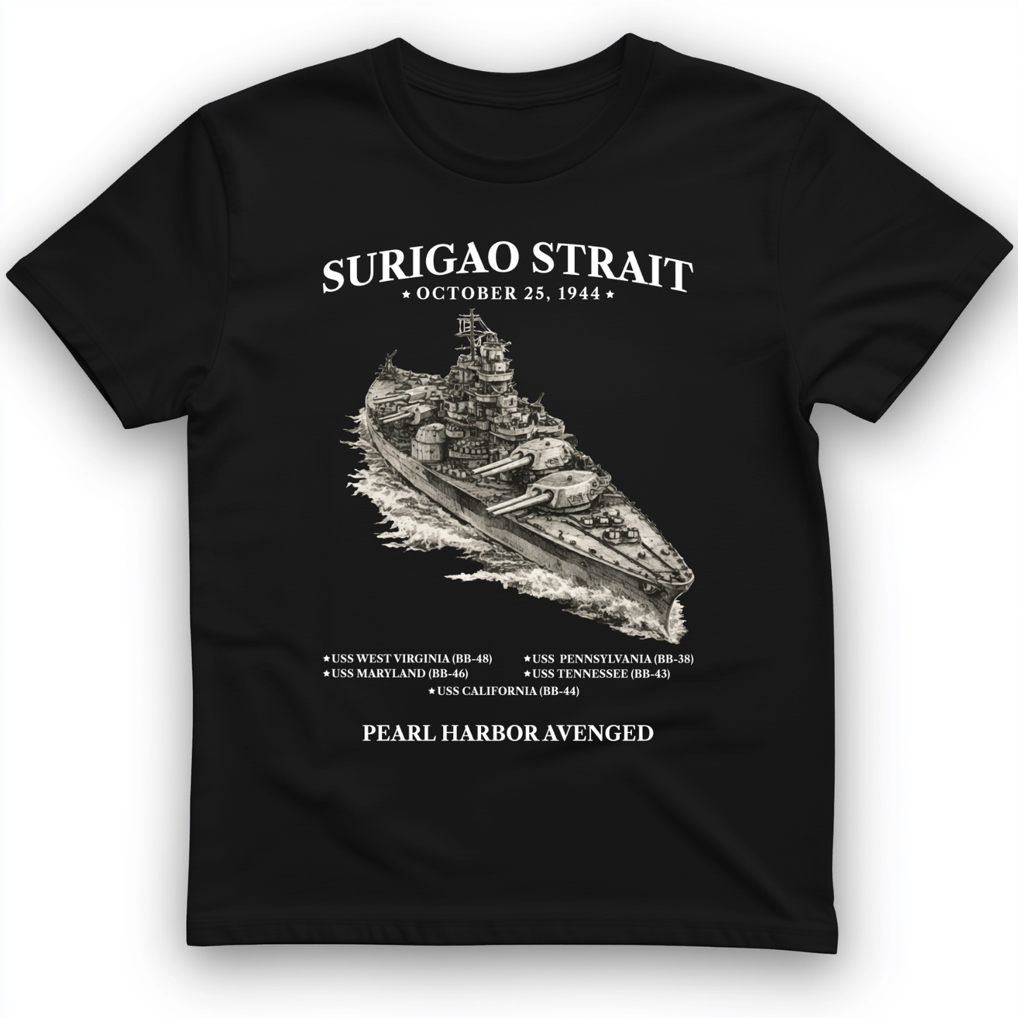 Surigao Straits T-Shirt Black / S