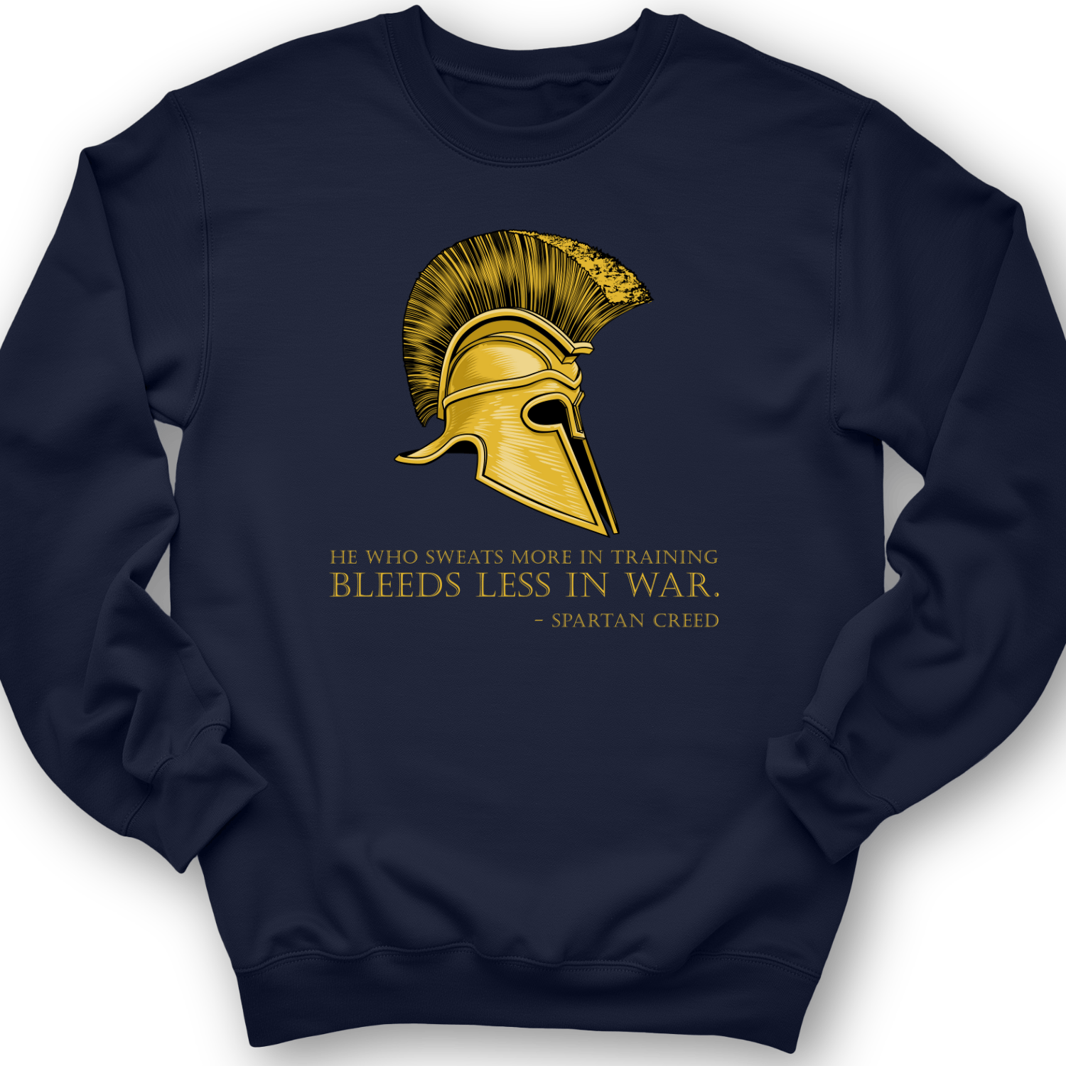 Sweat More Bleed Less Crewneck Navy / S