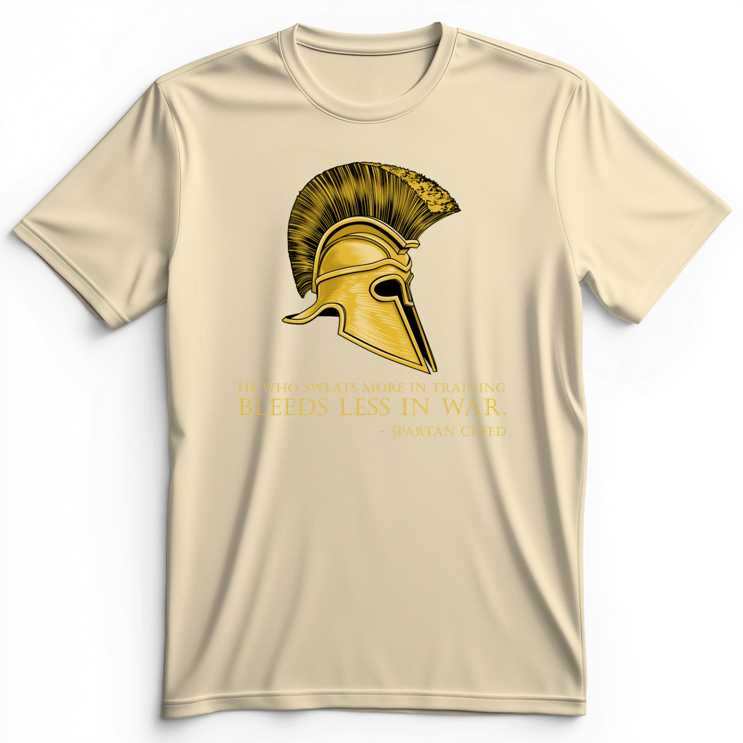 Sweat More Bleed Less Premium Tee Natural / S