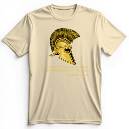 Sweat More Bleed Less Premium Tee Natural / S