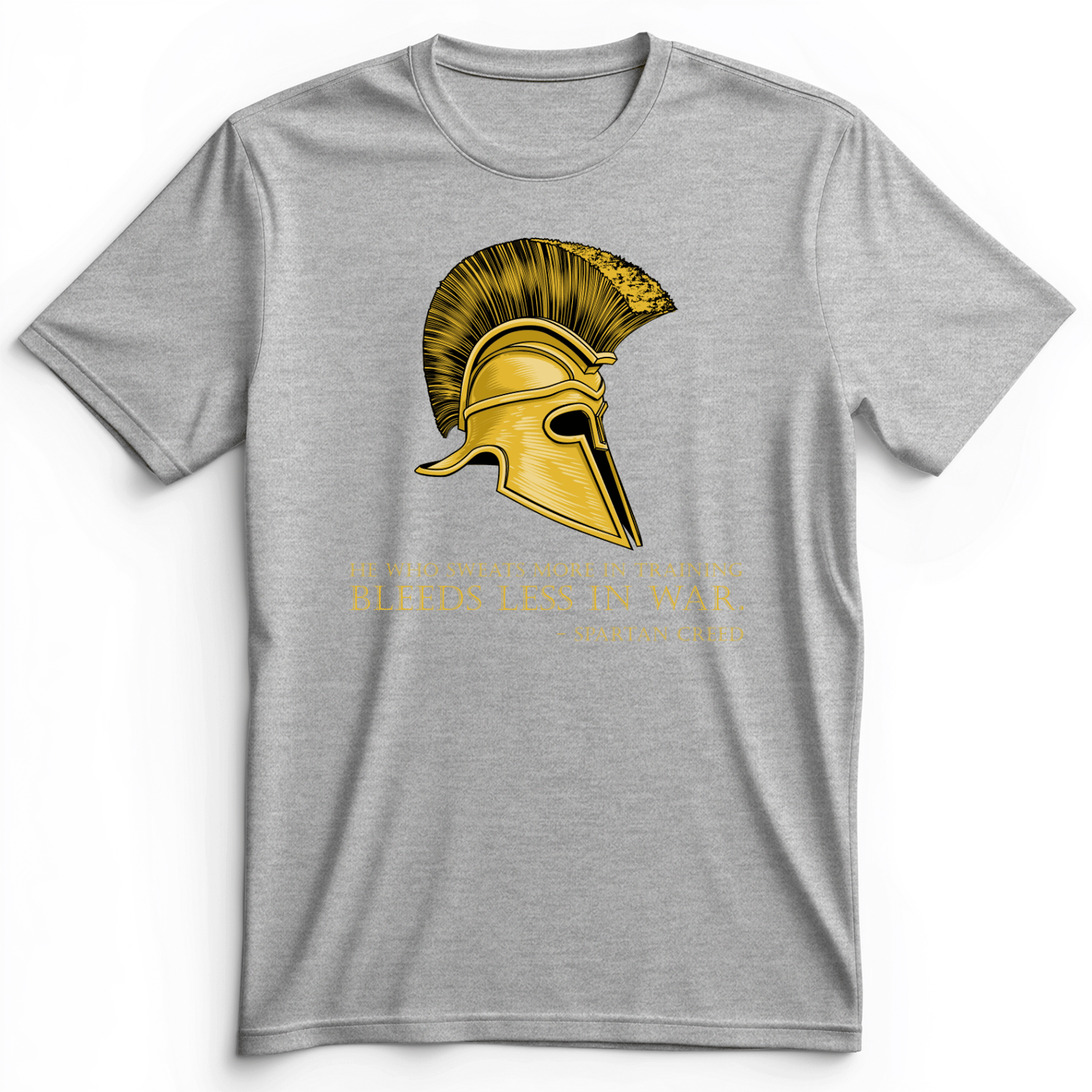 Sweat More Bleed Less Premium Tee Athletic Heather / S