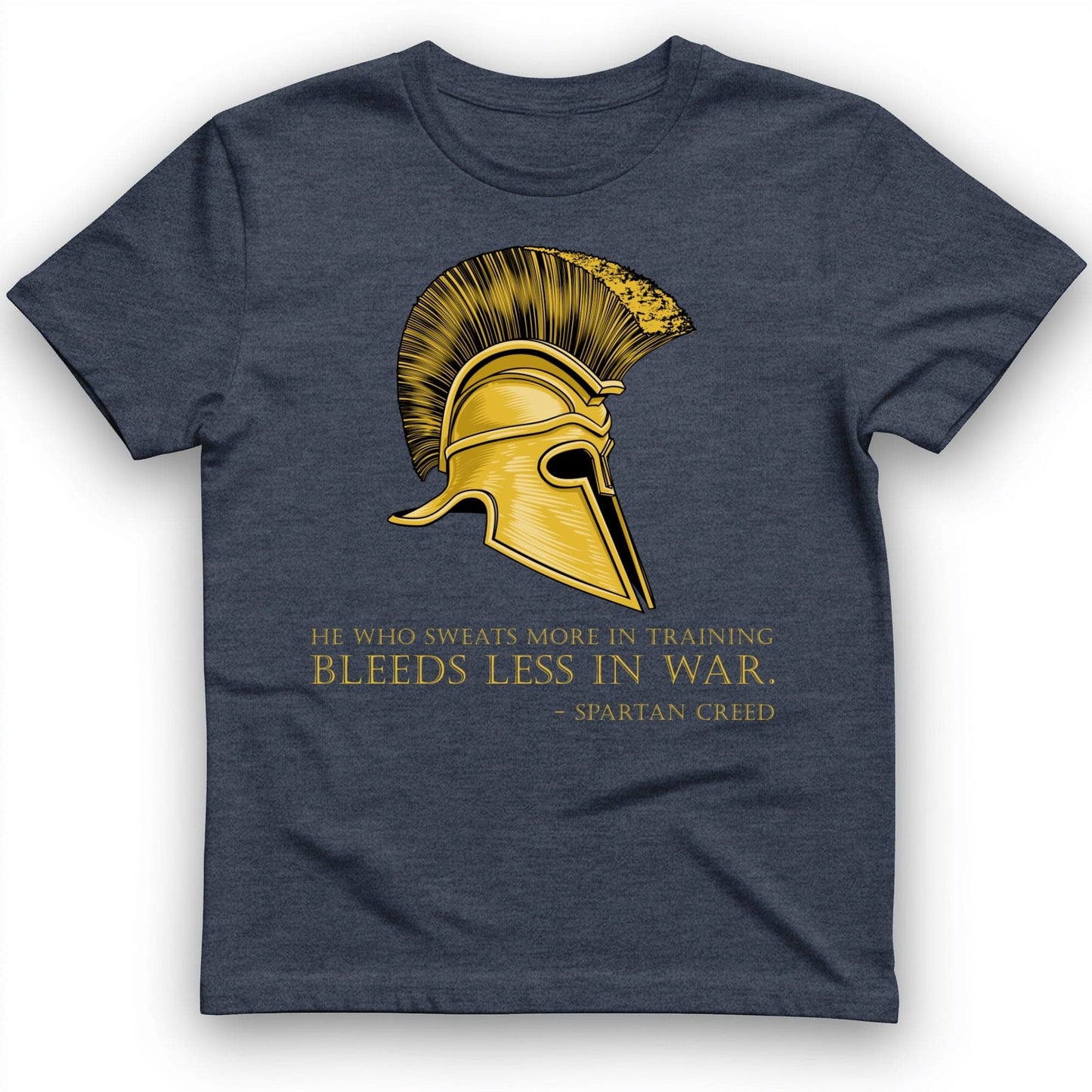 Sweat More Bleed Less T-Shirt Heather Navy / S
