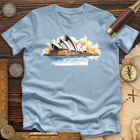 Sydney Opera House High Quality Tee Light Blue / S