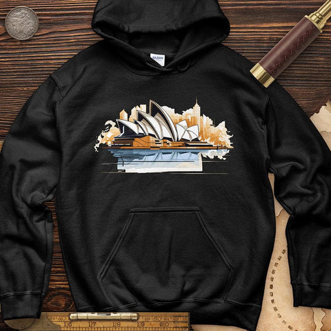 Sydney Opera House Hoodie Black / S