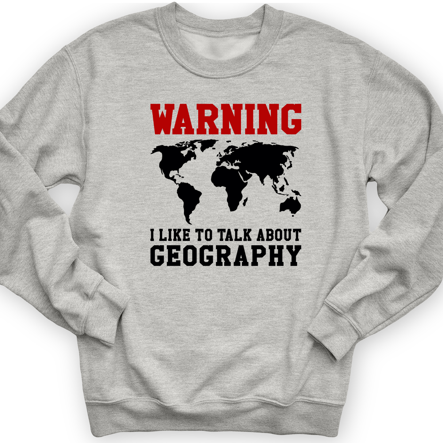 Talk About Geography Crewneck Sport Grey / S