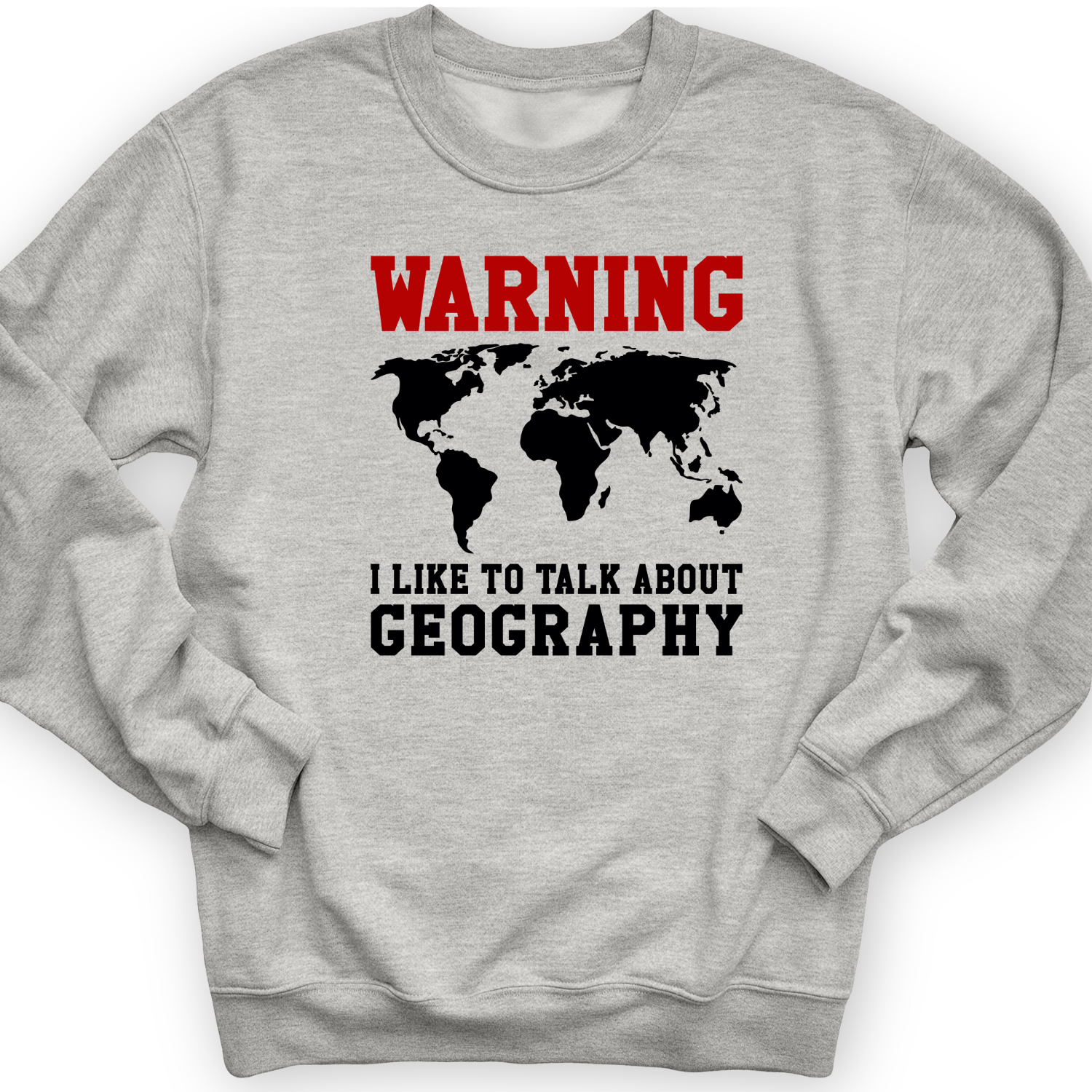 Talk About Geography Crewneck Sport Grey / S