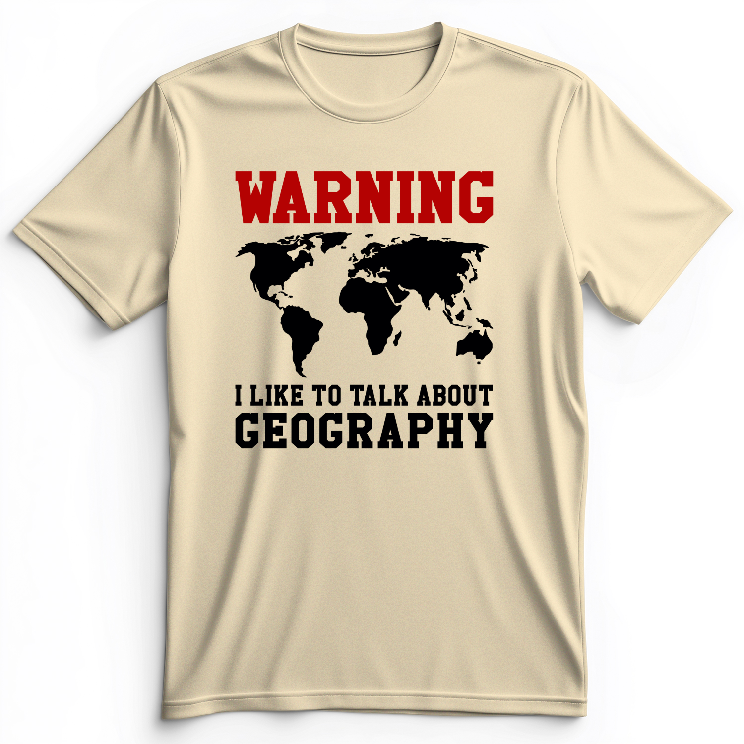 Talk About Geography Premium Tee Natural / S