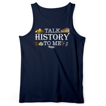 Talk History To Me Tank Navy / XS
