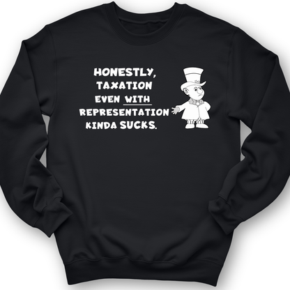 Taxation With Representation Crewneck Black / S