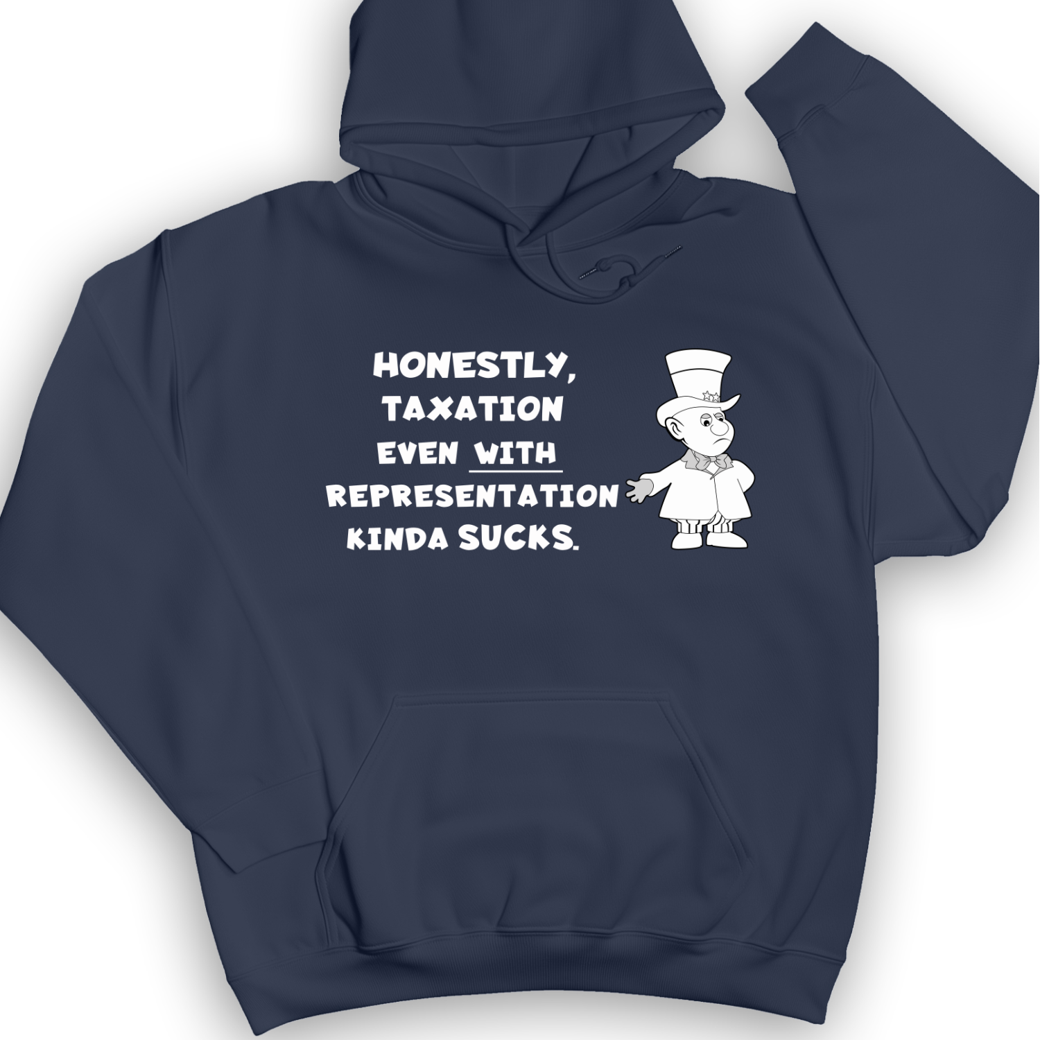 Taxation With Representation Hoodie Navy / S