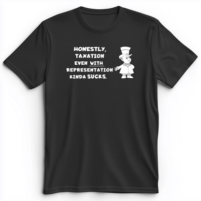 Taxation With Representation Premium Tee Dark Grey Heather / S