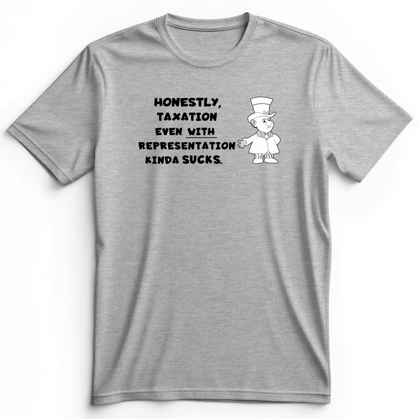 Taxation With Representation Premium Tee Athletic Heather / S