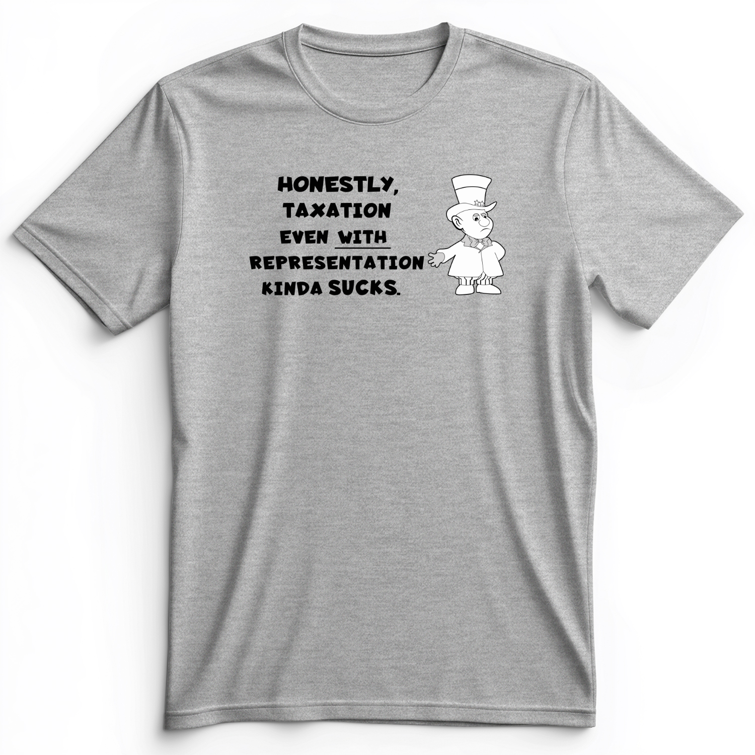 Taxation With Representation Premium Tee Athletic Heather / S