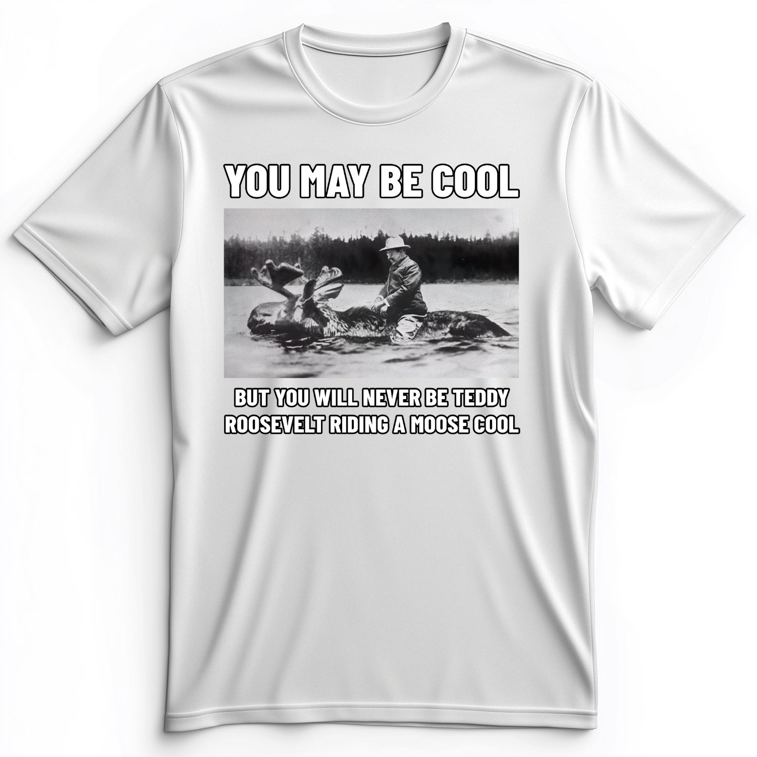 Teddy Riding Moose Premium Tee