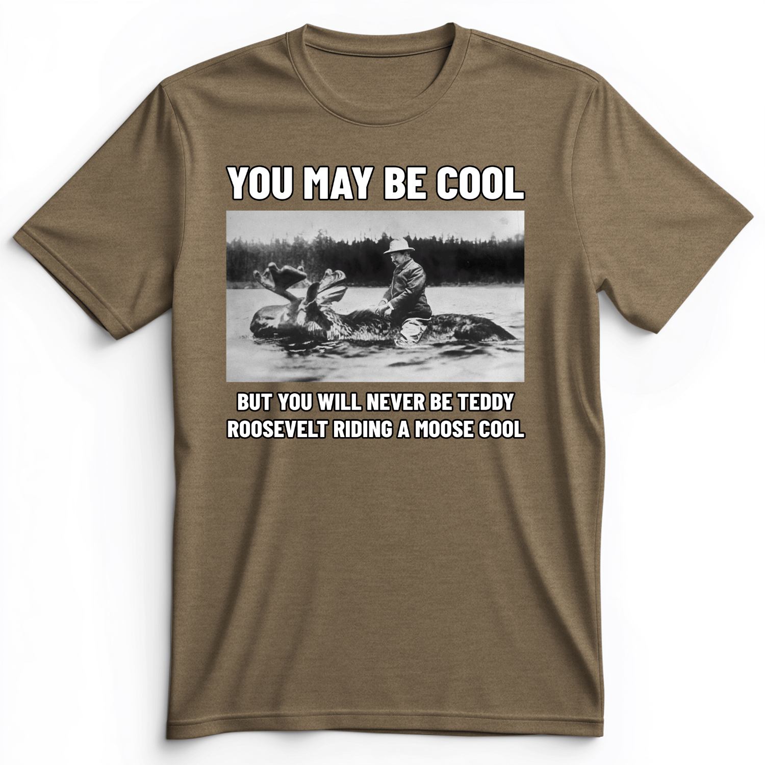 Teddy Riding Moose Premium Tee