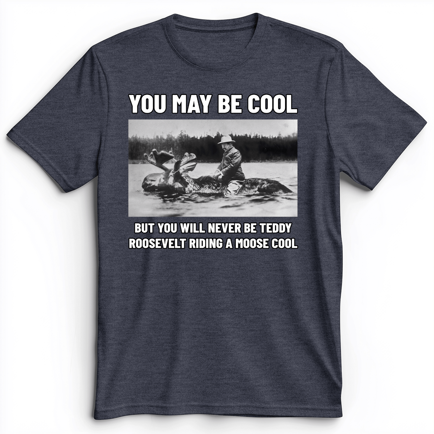 Teddy Riding Moose Premium Tee