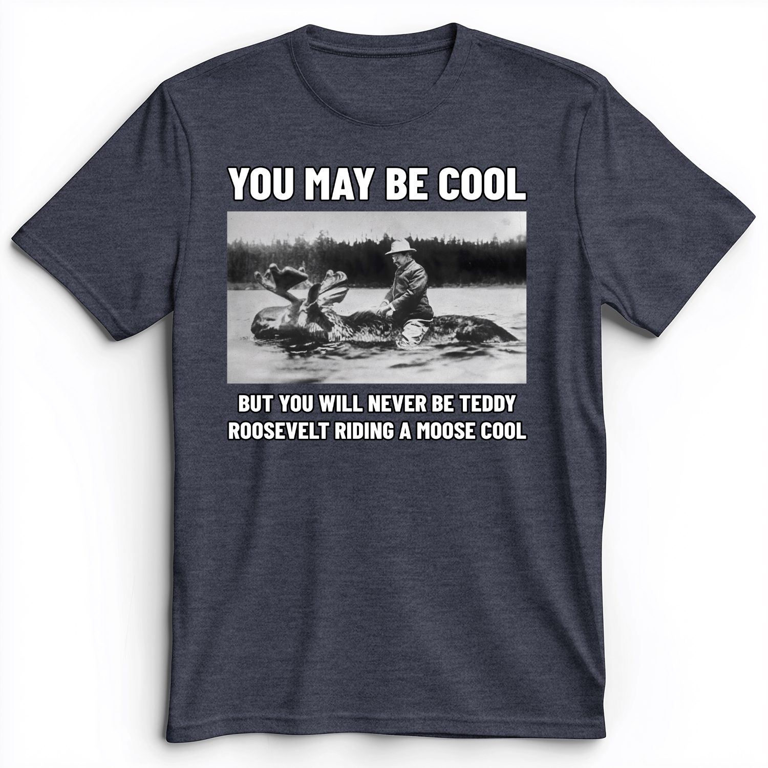 Teddy Riding Moose Premium Tee