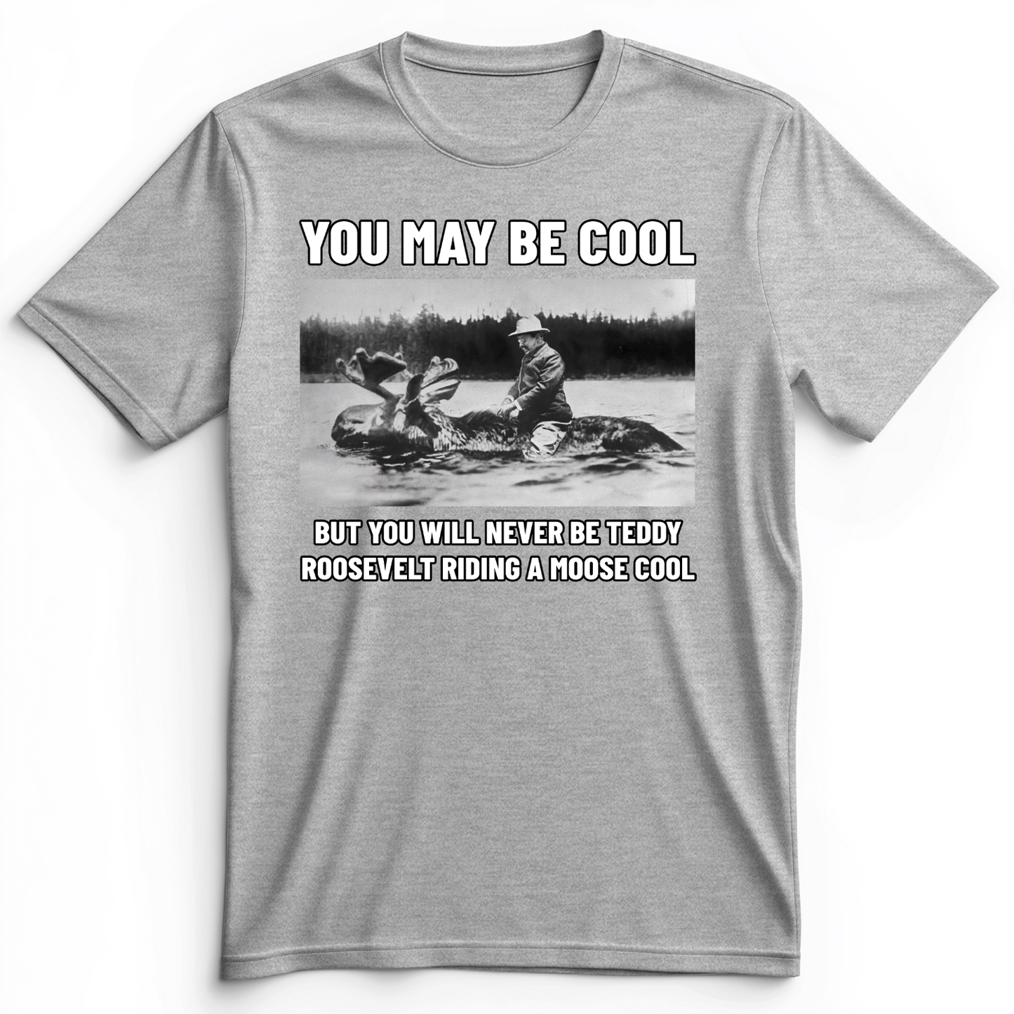 Teddy Riding Moose Premium Tee