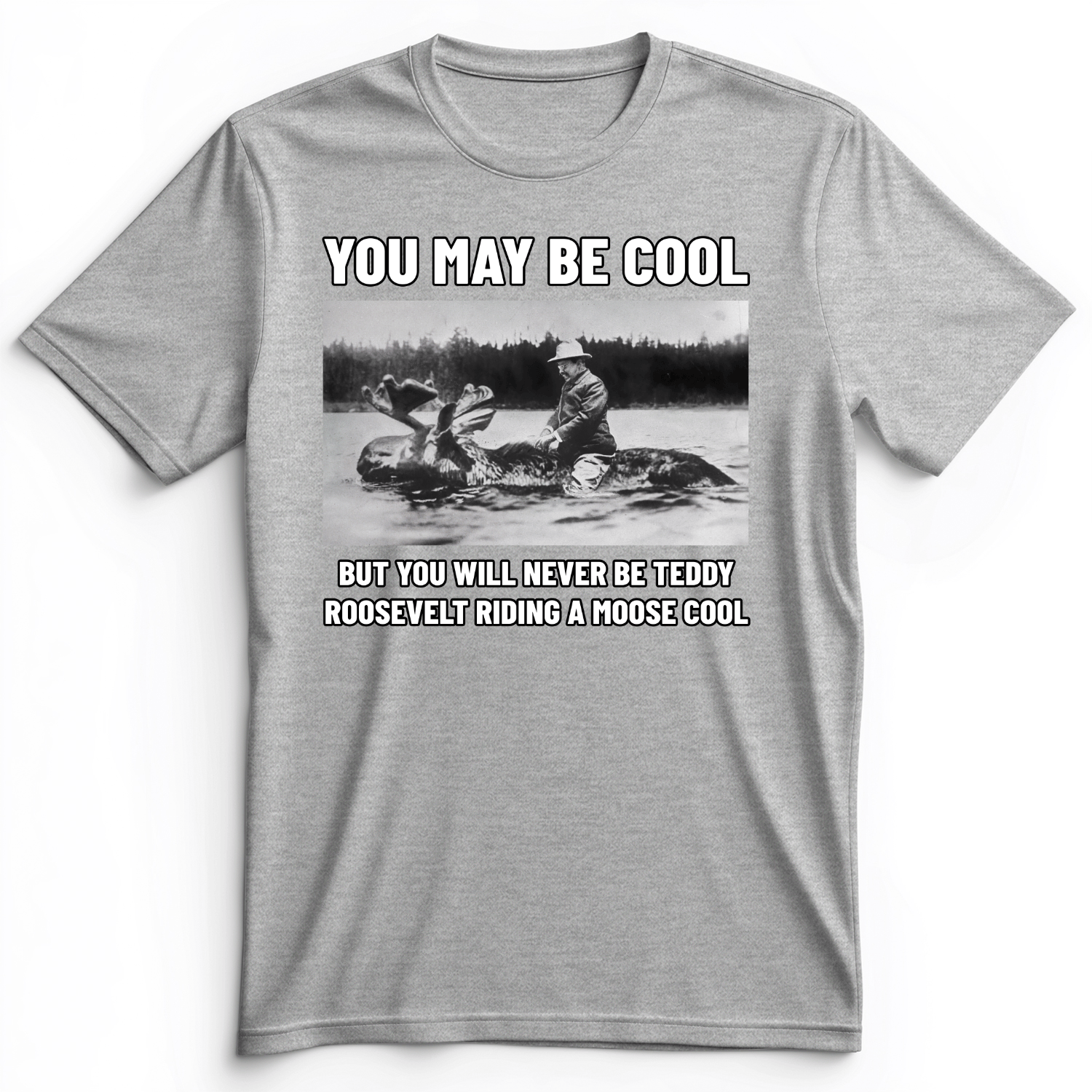 Teddy Riding Moose Premium Tee