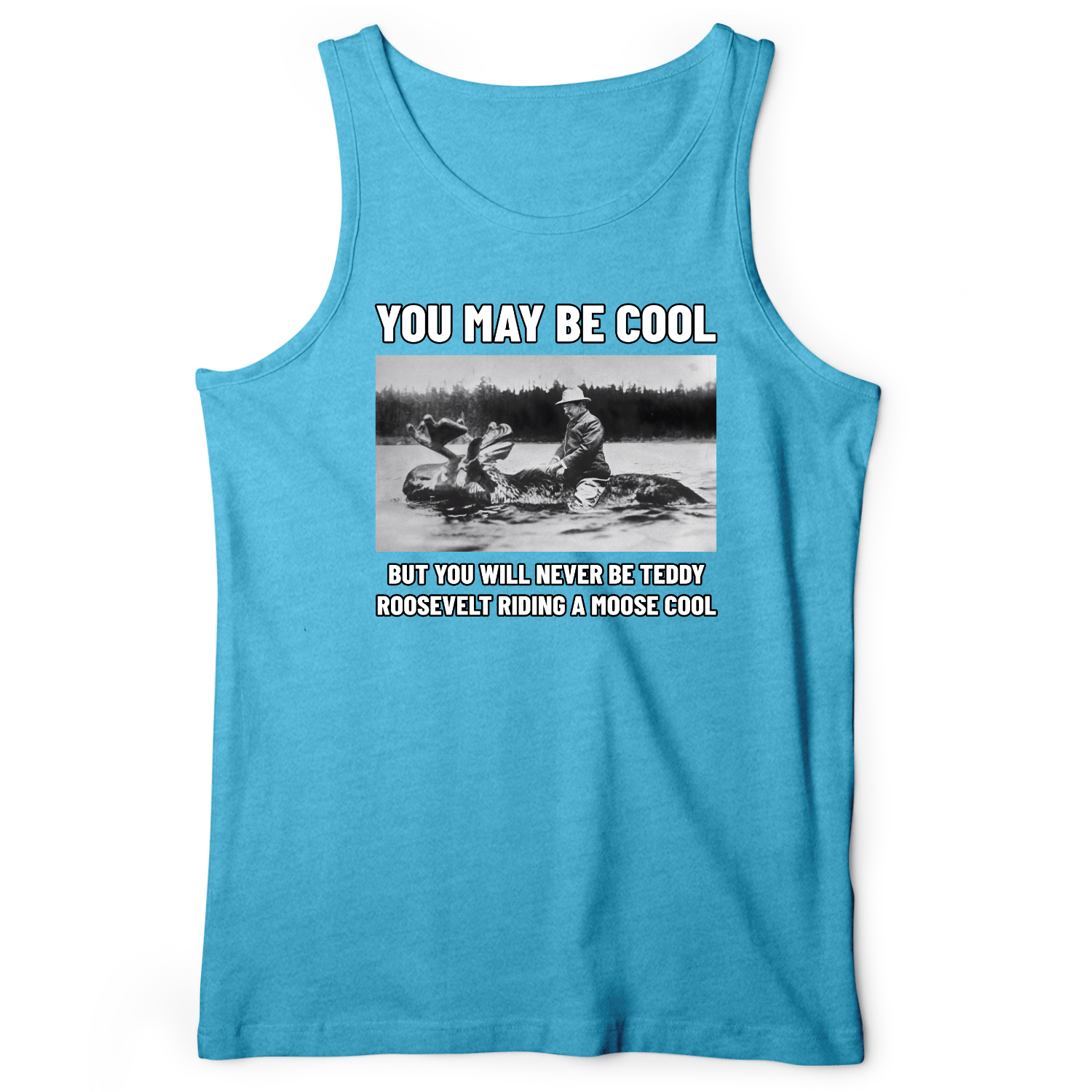 Teddy Riding Moose Tank