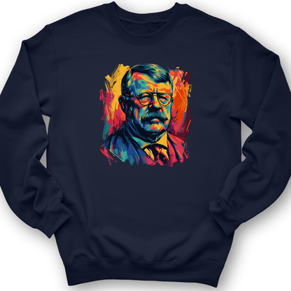 Teddy Roosevelt Crewneck Navy / S