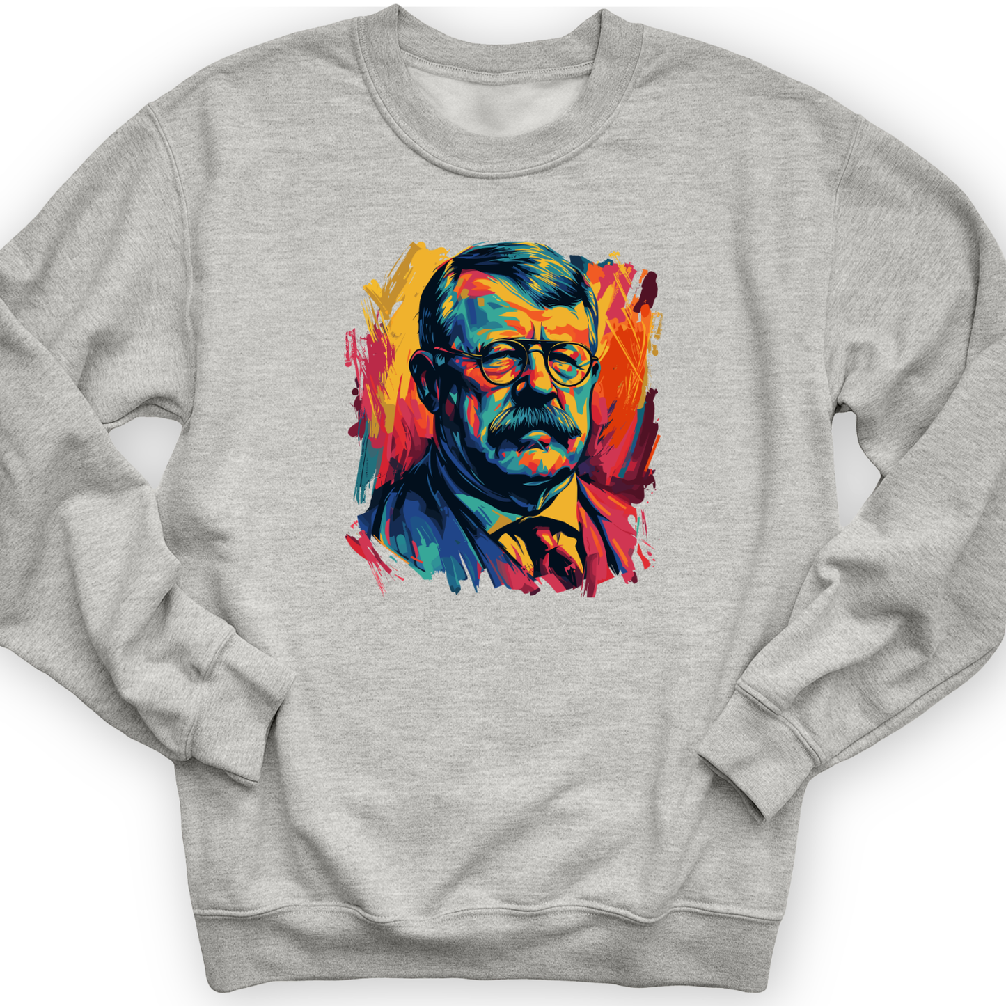 Teddy Roosevelt Crewneck Sport Grey / S