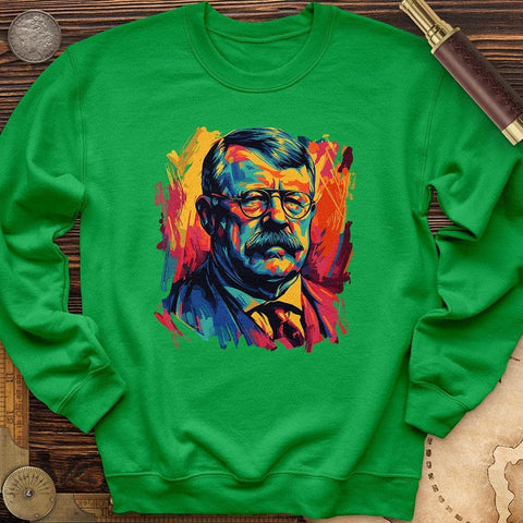 Teddy Roosevelt Crewneck Irish Green / S