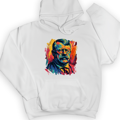 Teddy Roosevelt Hoodie White / S