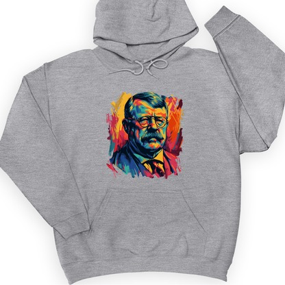 Teddy Roosevelt Hoodie Sport Grey / S