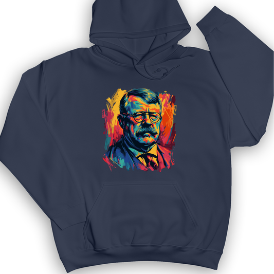 Teddy Roosevelt Hoodie Navy / S