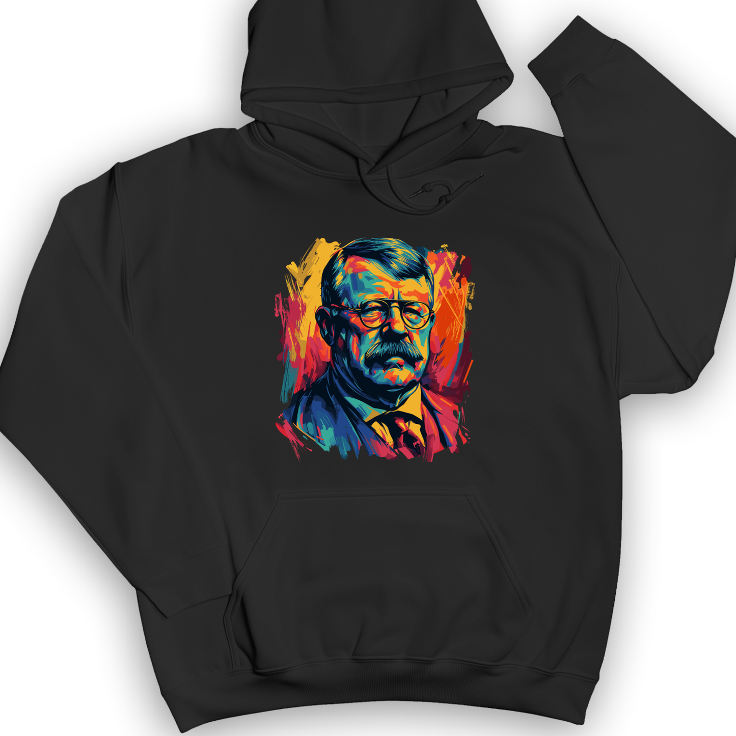 Teddy Roosevelt Hoodie Black / S