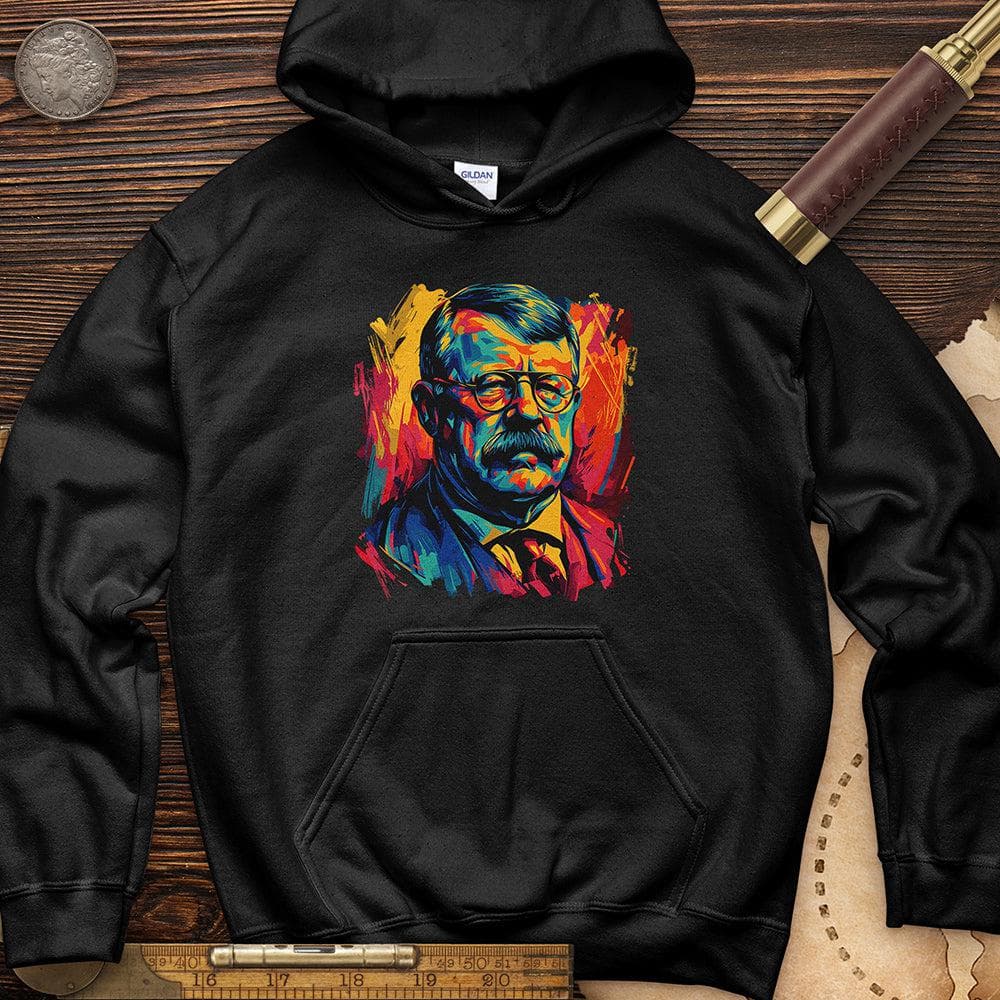 Teddy Roosevelt Hoodie Black / S