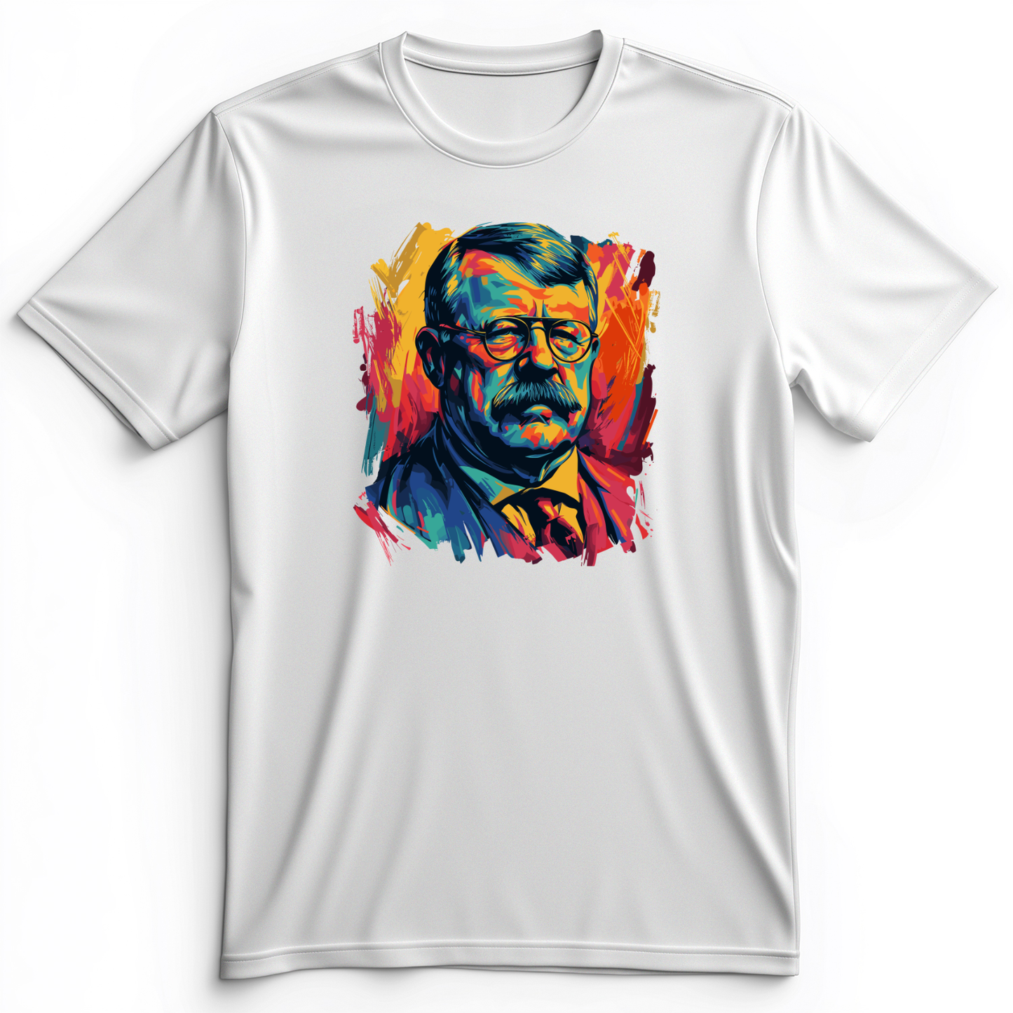 Teddy Roosevelt Premium Tee White / S