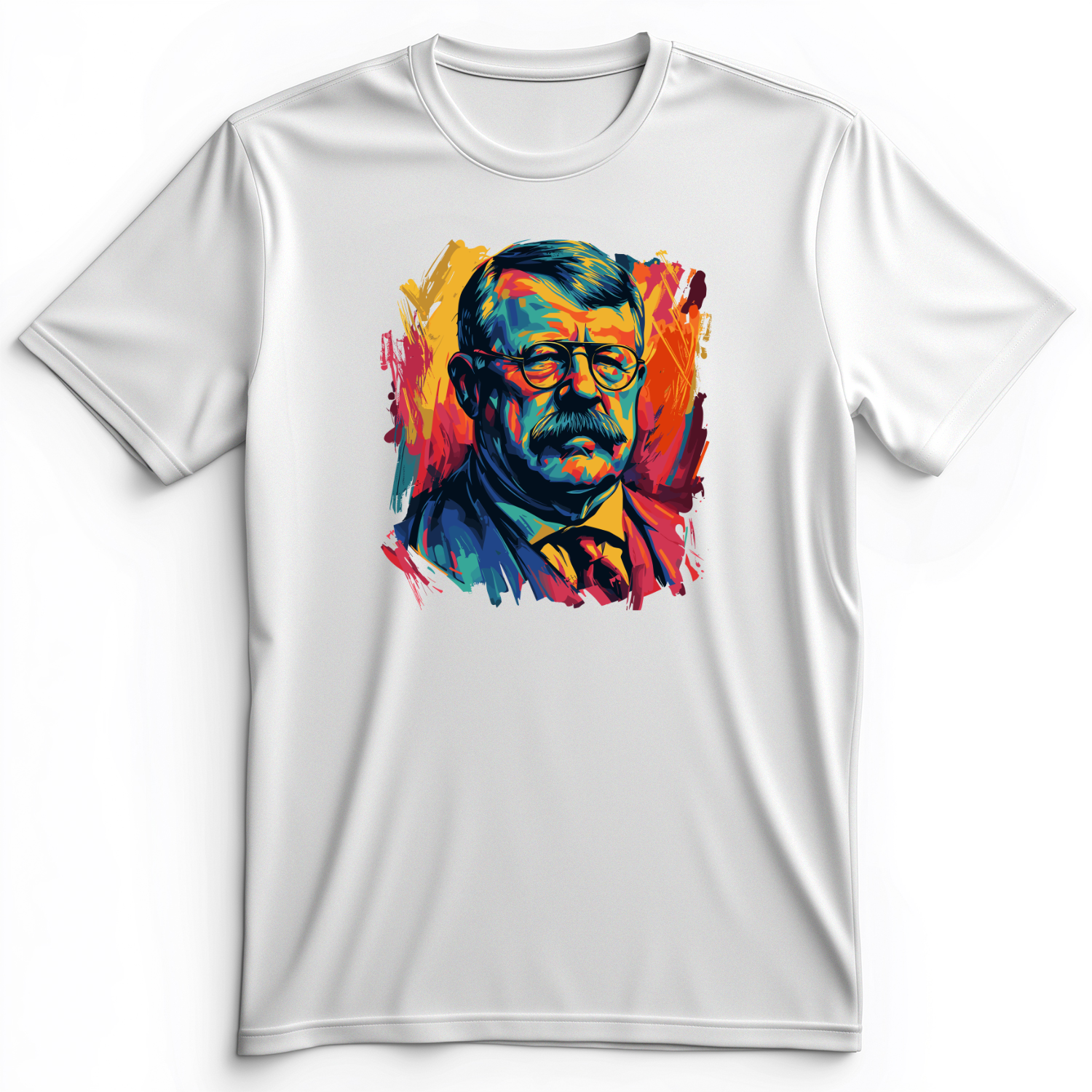Teddy Roosevelt Premium Tee White / S