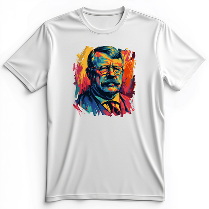 Teddy Roosevelt Premium Tee White / S