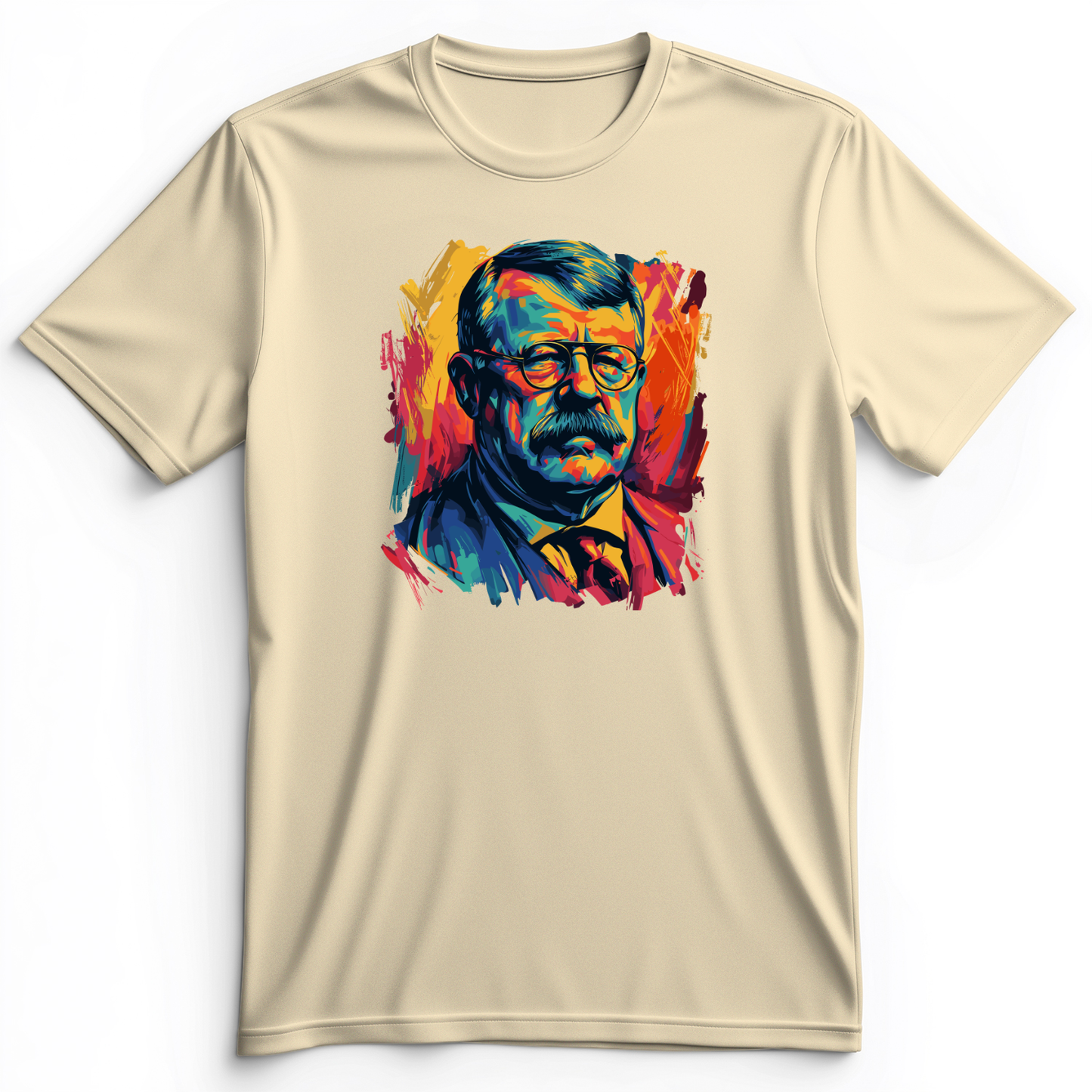 Teddy Roosevelt Premium Tee Natural / S