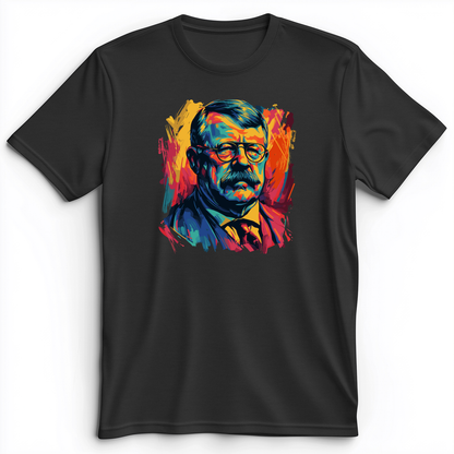 Teddy Roosevelt Premium Tee Dark Grey Heather / S