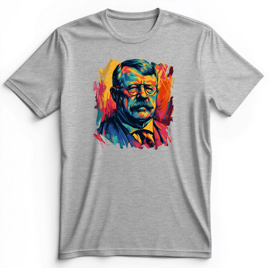Teddy Roosevelt Premium Tee Athletic Heather / S