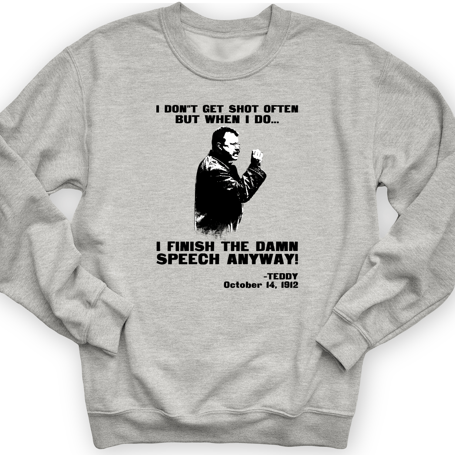 Teddy Speech Crewneck Sport Grey / S