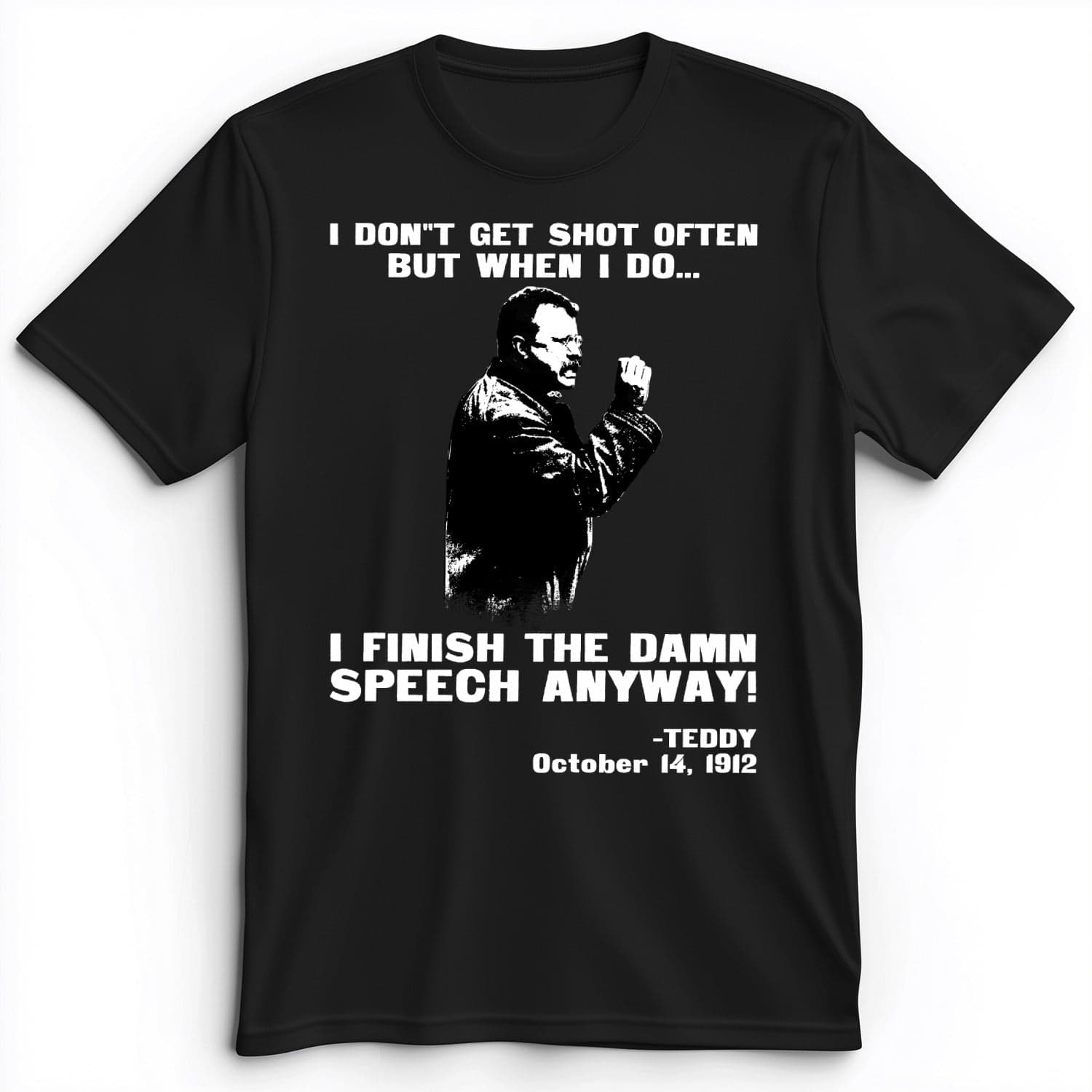 Teddy Speech Premium Tee Black / S