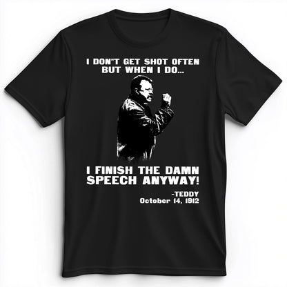 Teddy Speech Premium Tee Black / S