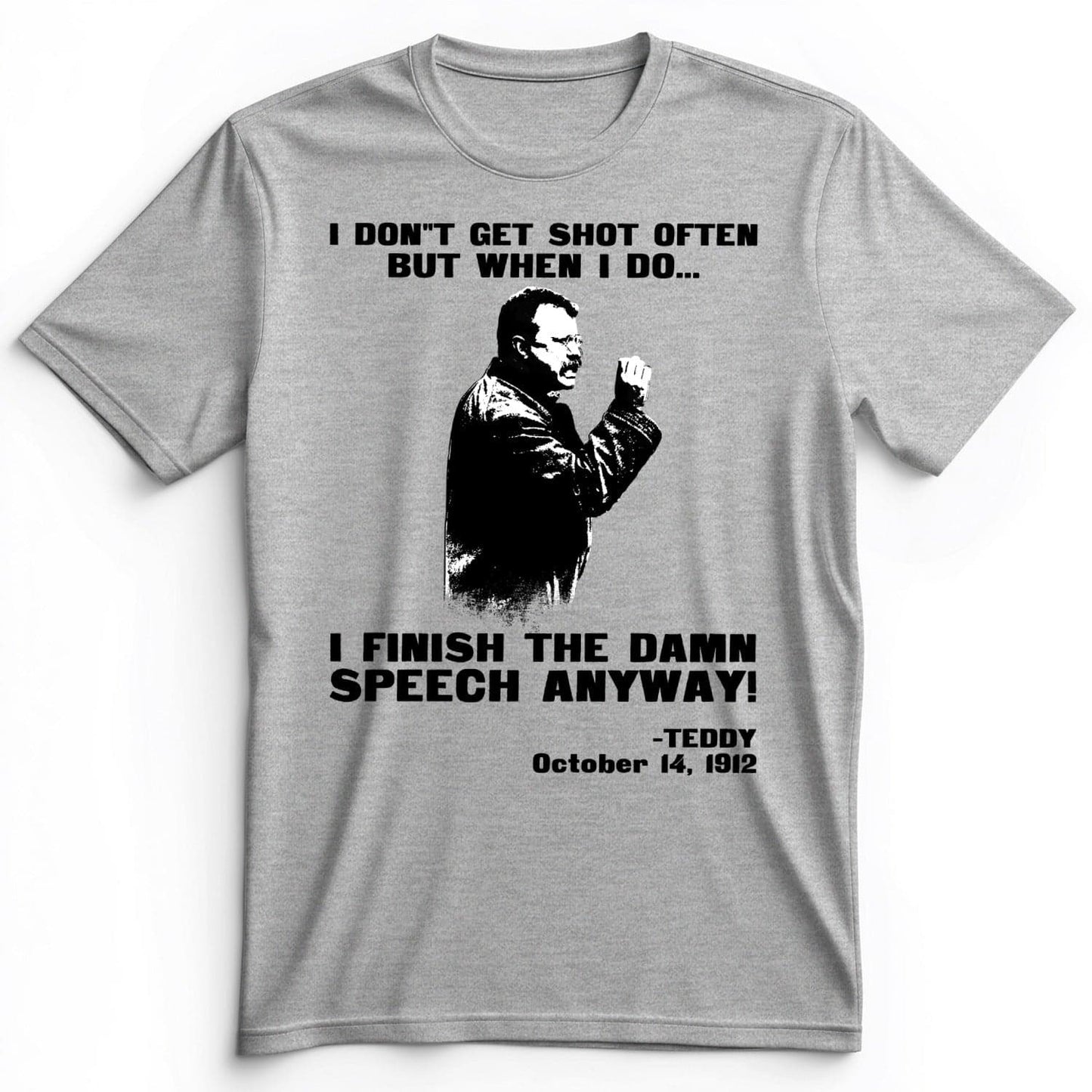 Teddy Speech Premium Tee Athletic Heather / S