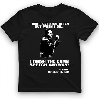 Teddy Speech T-Shirt Black / S