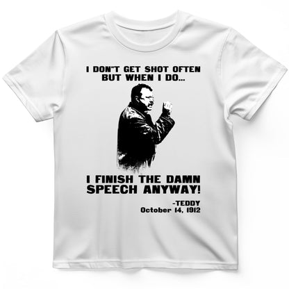 Teddy Speech T-Shirt White / S