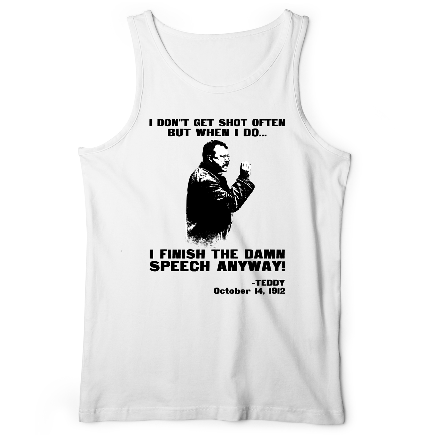 Teddy Speech Tank White / XS