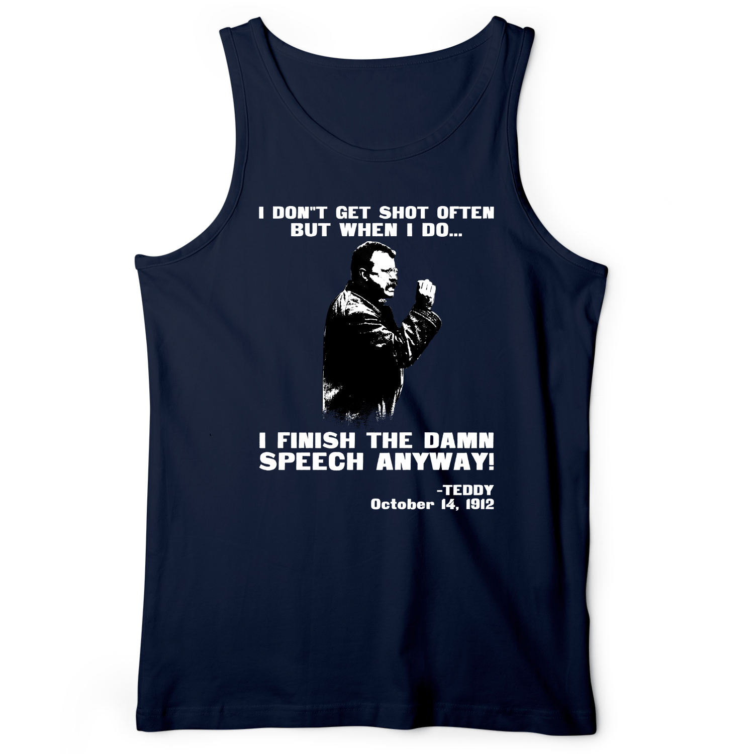 Teddy Speech Tank Navy / XS